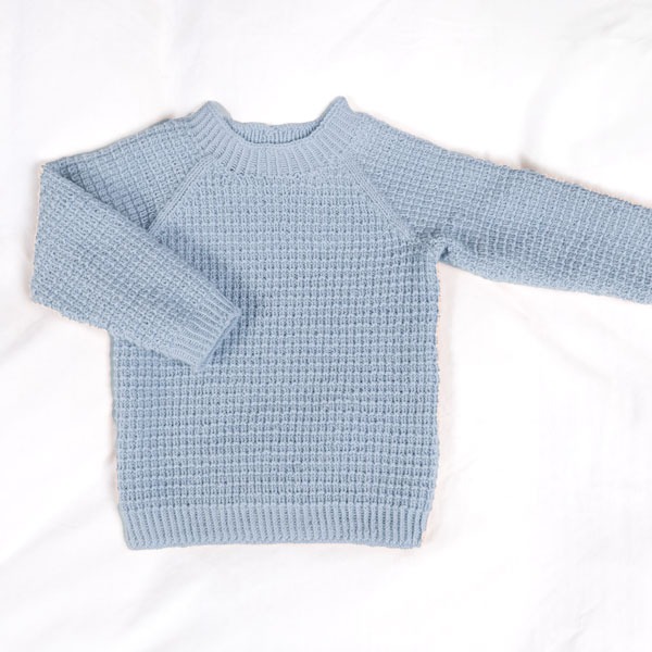 Strikkegenser Hugo med lue flere farger - garnpakke i Bluum Soft Merino Ull