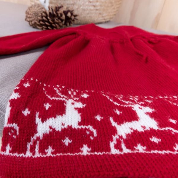 Strikkekjole Reinsdyr - garnpakke i Bluum Pure Eco Baby Wool