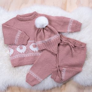 Strikkesett Billebæ - garnpakke i Bluum Pure Eco Baby Wool