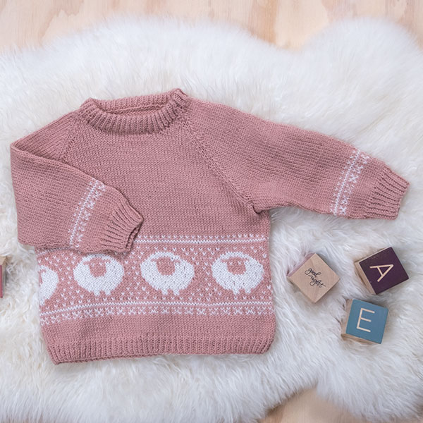 Strikkesett Billebæ - garnpakke i Bluum Pure Eco Baby Wool