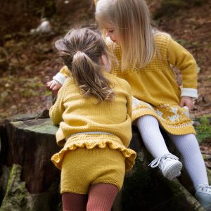 Strikkejakke Hardanger - garnpakke i Bluum Pure Eco Baby Wool