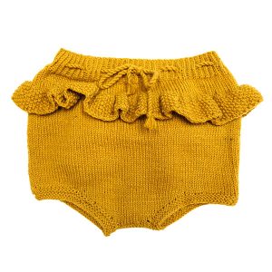 Strikkejakke Hardanger og bloomer - garnpakke i Bluum Pure Eco Baby Wool