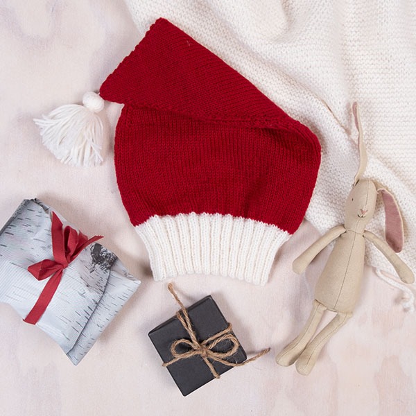 Strikk Nisselue kort - garnpakke i Bluum Pure Eco Baby Wool