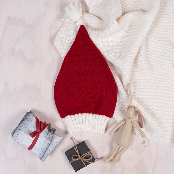 Strikk Nisselue kort - garnpakke i Bluum Pure Eco Baby Wool