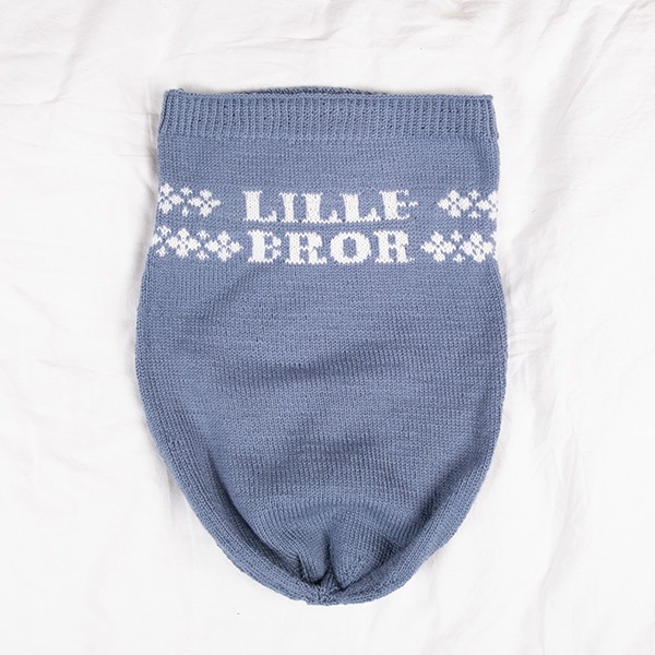 Strikk Kosepose Lillebror - garnpakke i Bluum Pure Eco Baby Wool