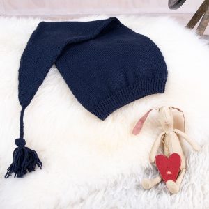 Strikkegenser Vinternatt m/nisselue - garnpakke i Bluum Pure Eco Baby Wool