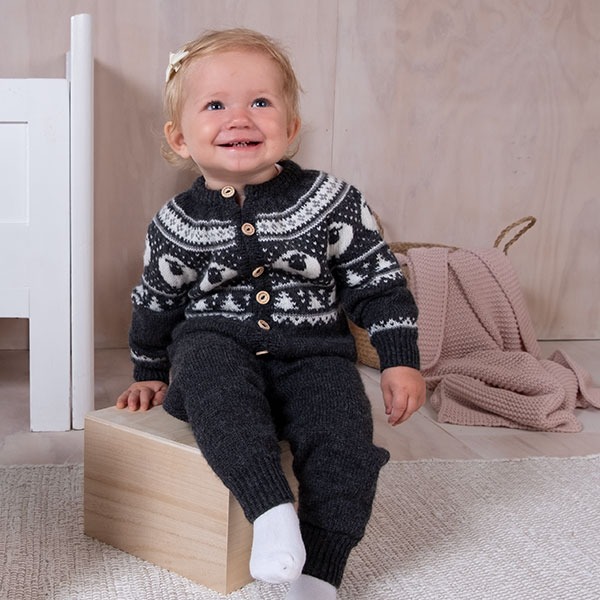 Strikkedress Billebæ - garnpakke i Bluum Pure Eco Wool