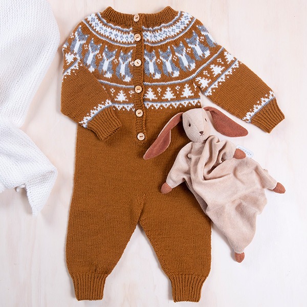 Strikkedress Rev - garnpakke i Bluum Pure Eco Wool