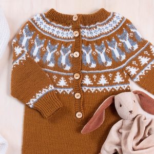 Strikkedress Rev - garnpakke i Bluum Pure Eco Wool