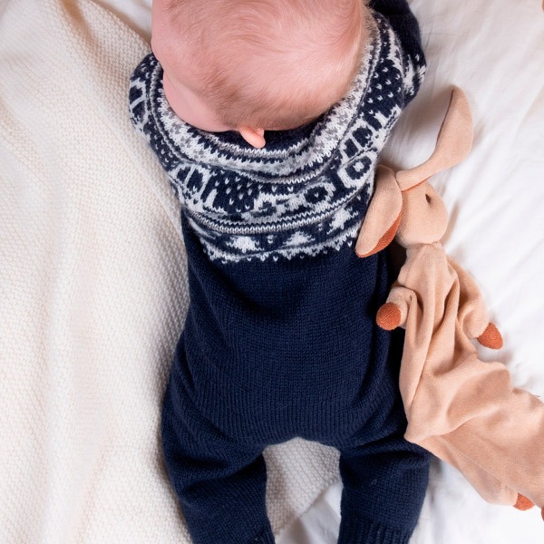 Strikkedress Traktor - garnpakke i Bluum Pure Eco Wool