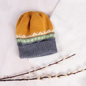 Strikkesett Kylling genser med lue - garnpakke i Bluum Soft Merino Ull