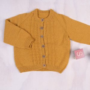 Strikkejakke Hardanger - garnpakke i Bluum Pure Eco Baby Wool