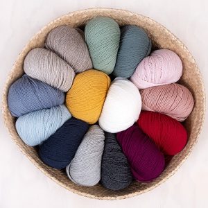 Strikkekjole Fiskebåt - garnpakke i Bluum Pure Eco Baby Wool
