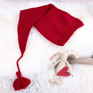 Strikkekjole - Kronestakken med nisselue i Buum Pure Eco Baby Wool