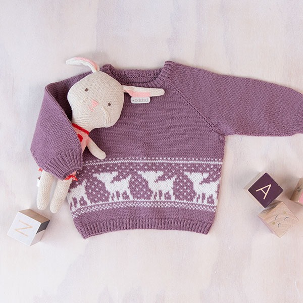 Strikkesett Bambi - garnpakke i Bluum Pure Eco Baby Wool