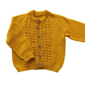 Strikkejakke Hardanger - garnpakke i Bluum Pure Eco Baby Wool