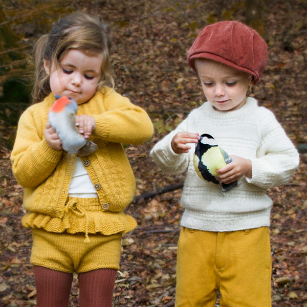 Strikkejakke Hardanger - garnpakke i Bluum Pure Eco Baby Wool