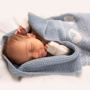 Strikk Kosepose Billebæ - garnpakke i Bluum Pure Eco Baby Wool