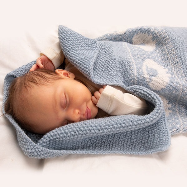 Strikk Kosepose Billebæ - garnpakke i Bluum Pure Eco Baby Wool