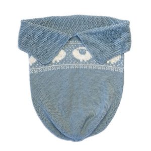 Strikk Kosepose Billebæ - garnpakke i Bluum Pure Eco Baby Wool