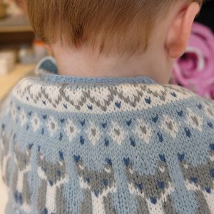 Strikkegenser Rev - garnpakke i Bluum Pure Eco Baby Wool