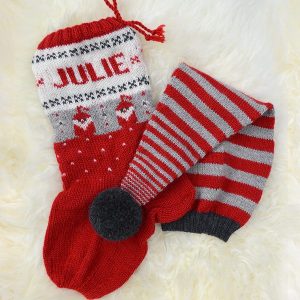 Strikk Nisselue og Julestrømpe Nisse - garnpakke i Bluum Pure Eco Baby Wool