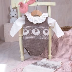 Strikkebodyer Sau og And 2 stk - garnpakke i Bluum Pure Eco Baby Wool