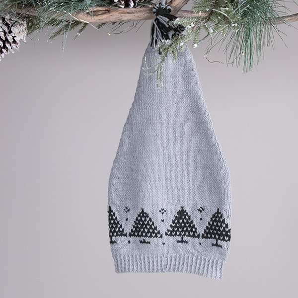 Strikkegenser Juletre m/nisselue - garnpakke i Bluum Soft Merino UlL