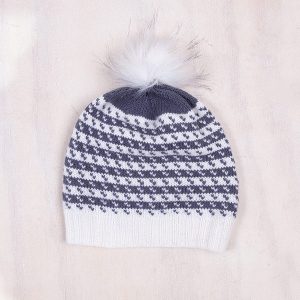 Strikkesett Oskar genser og lue - garnpakke i Bluum Soft Merino Ull