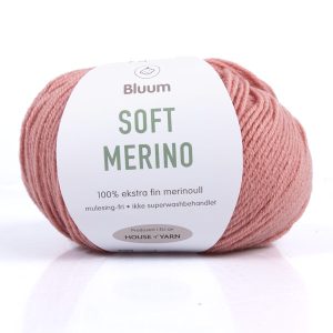Bluum Soft Merino Ull Dus rose 3040