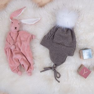 Strikkesett Flette - garnpakke i Bluum Pure Eco Baby Wool