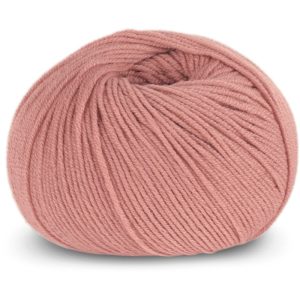 Strikkejakke Madicken - garnpakke i Bluum Soft Merino Ull Strikk 4-6 år Dus rose