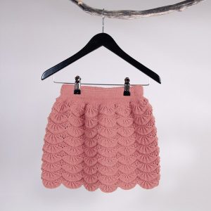 Strikkeskjørt Bølge - garnpakke i Bluum Soft Merino Ull