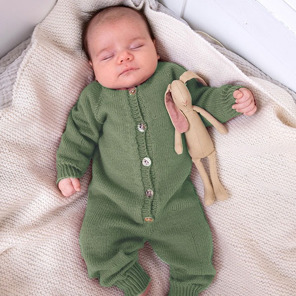 Strikkedress med raglan - garnpakke i Bluum Soft Merino Ull