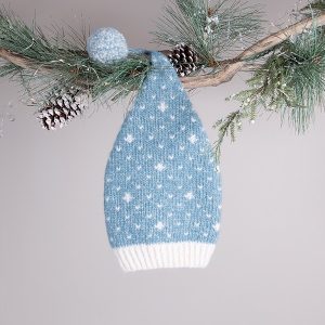 Strikkegenser Kjelke m/lang lue - garnpakke i Bluum Fluffy Alpaca