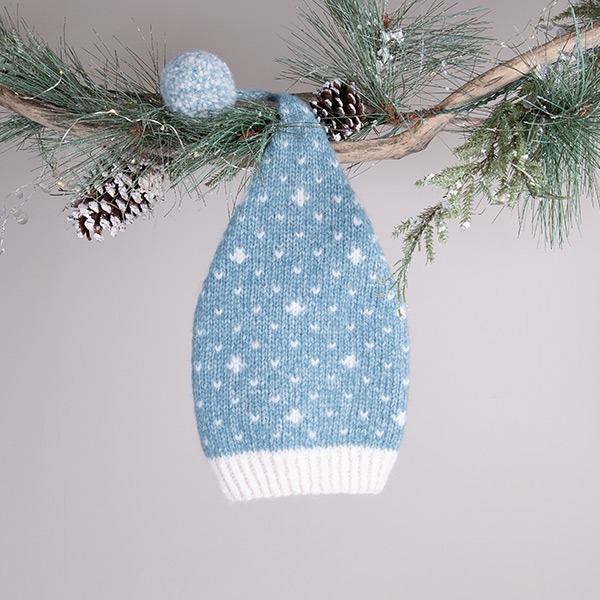 Strikkegenser Kjelke m/lang lue - garnpakke i Bluum Fluffy Alpaca