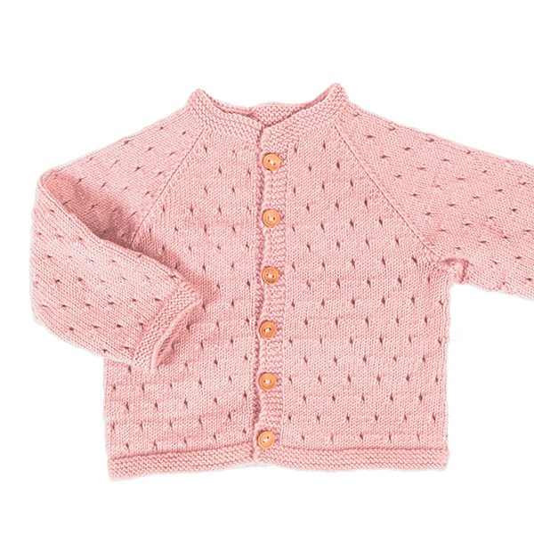 Strikkejakke Madicken - garnpakke i Bluum Soft Merino Ull