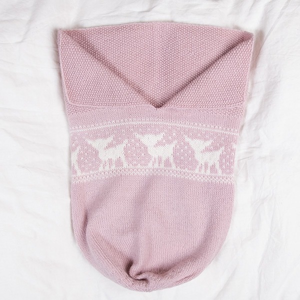 Strikk Kosepose Bambi - garnpakke i Bluum Pure Eco Baby Wool