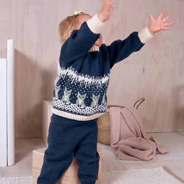 Strikkesett Rever på isen - garnpakke i Bluum Soft Merino Ull