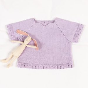Strikk Topp Blåklokke til barn - garnpakke i Bluum Soft Merino Ull