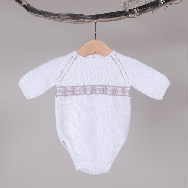 Strikkebodyer med lange ermer 2 stk - garnpakke i Bluum Soft Merino Ull
