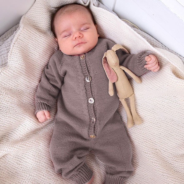 Strikkedress med raglan - garnpakke i Bluum Soft Merino Ull