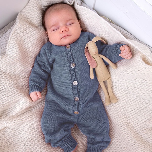 Strikkedress med raglan - garnpakke i Bluum Soft Merino Ull