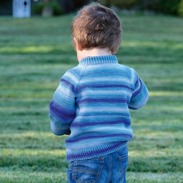 Strikkegenser Fargespill - garnpakke i Bluum Soft Merino Ull