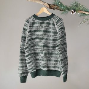 Strikkegenser Lerke til herre - garnpakke i Bluum Pure Eco Baby Wool