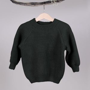 Strikkegenser Noah - garnpakke i Bluum Soft Merino Ull