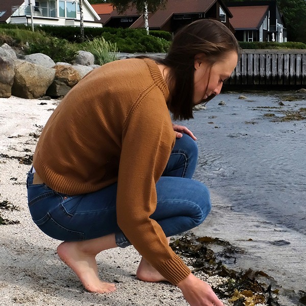 Strikkegenser Ultimate til dame - garnpakke i Bluum Soft Merino Ull