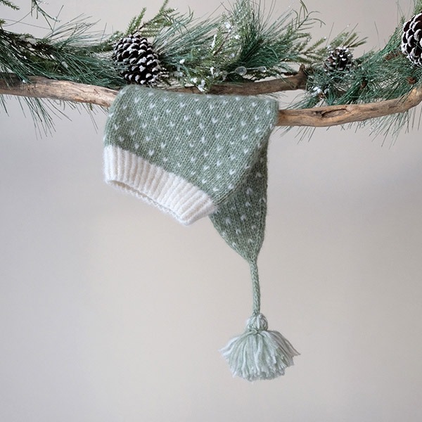 Strikkegenser Vinterskog m/lang lue - garnpakke i Bluum Fluffy Alpaca
