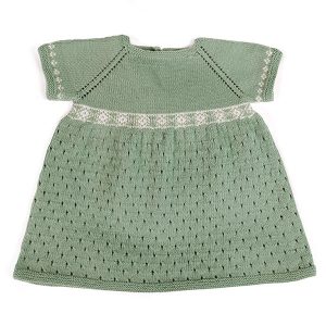 Strikkekjole Alva - garnpakke i Bluum Soft Merino Ull