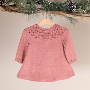 Strikkekjole Astrid - garnpakke i Bluum Soft Merino Ull